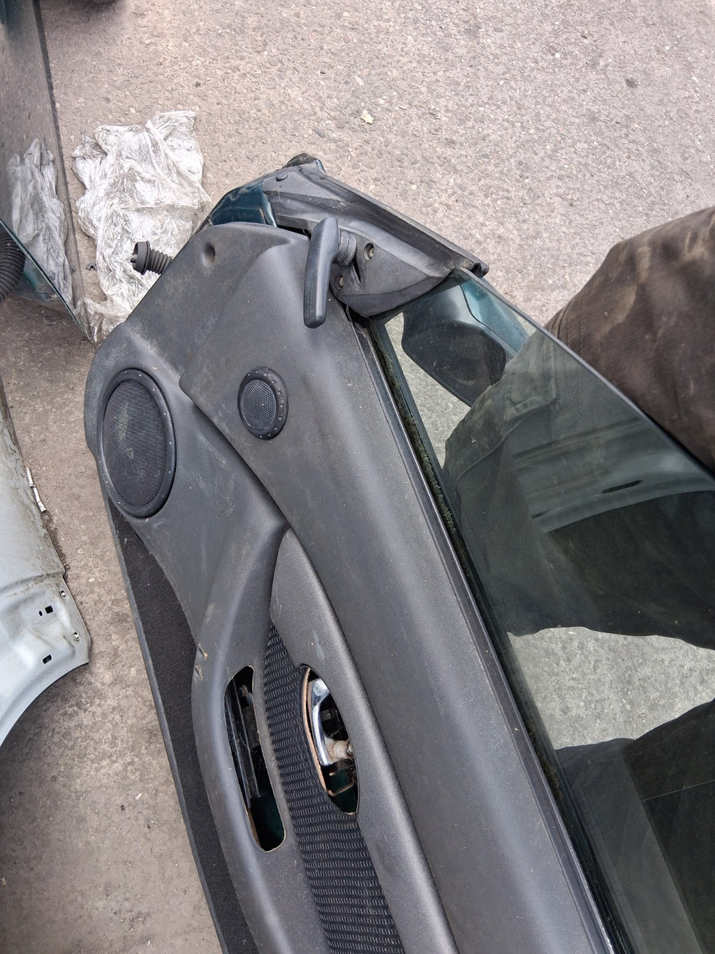 MG MGF 1996 MK1 OSF DRIVER SIDE FRONT RIGHT COMPLETE DOOR GREEN