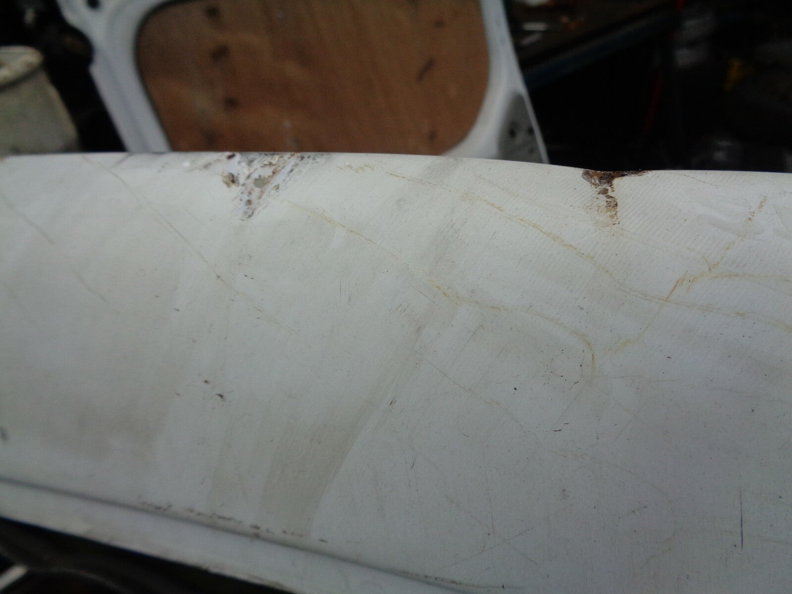 VAUXHALL VIVARO VAN 2007 OSF DRIVER SIDE FRONT BARE DOOR SHELL IN WHITE