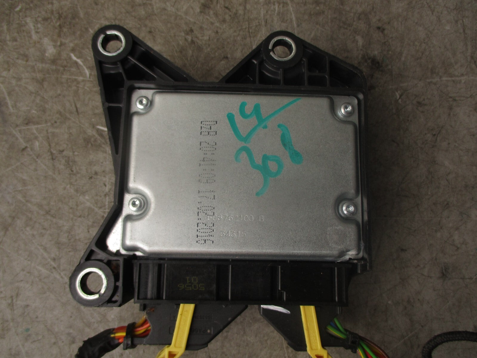 2014 PEUGEOT 308 MK2 SAFETY BAG AIRBAG CONTROL MODULE UNIT ECU 9807568180