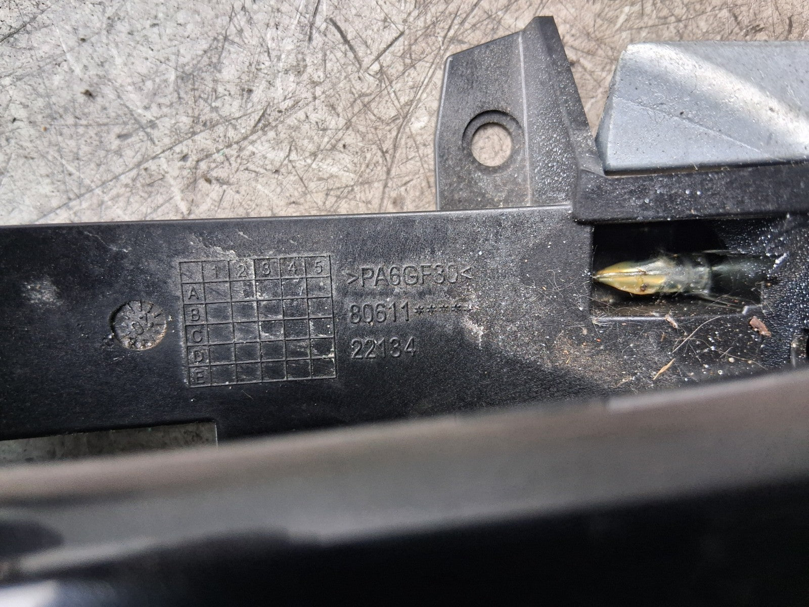 2020 NISSAN QASHQAI J11 MK2 NSR PASSENGER SIDE LEFT REAR EXTERIOR DOOR HANDLE
