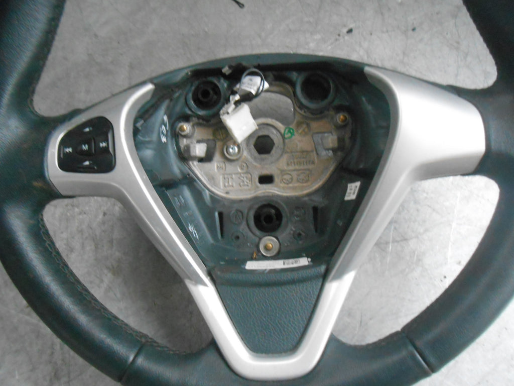 FORD FIESTA MK7 MK8 MK9 MULTIFUNCTION3 SPOKE LEATHER STEERING WHEEL C1BB3600EB
