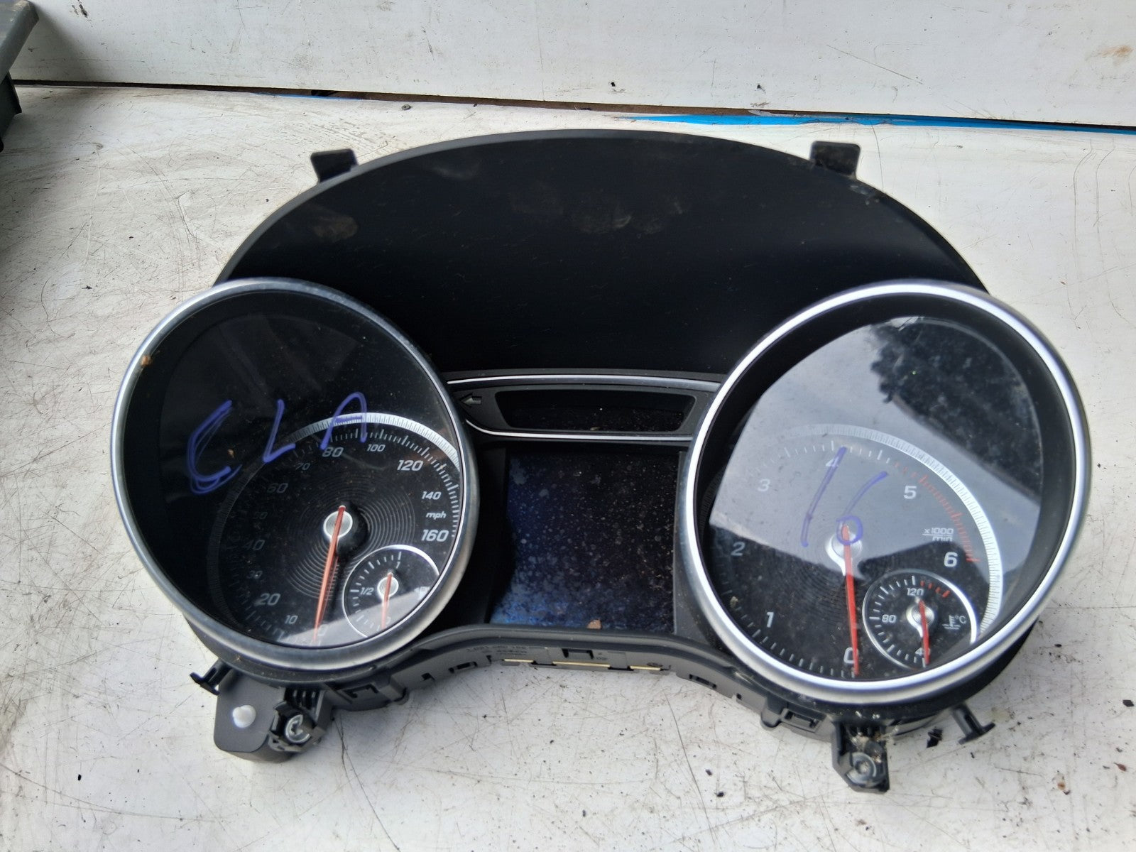 MERCEDES BENZ CLA 2016 C117 2.1 DIESEL INSTRUMENT CLUSTER A1179000002