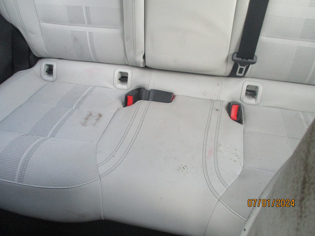 MERCEDES BENZ CLA 2016 C117 REAR COMPLETE SEATS BACK & BASE CREAM HALF LEATHER