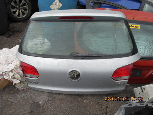 VW VOLKSWAGEN GOLF MK6 2009 REAR BOOTLID TAILGATE SILVER