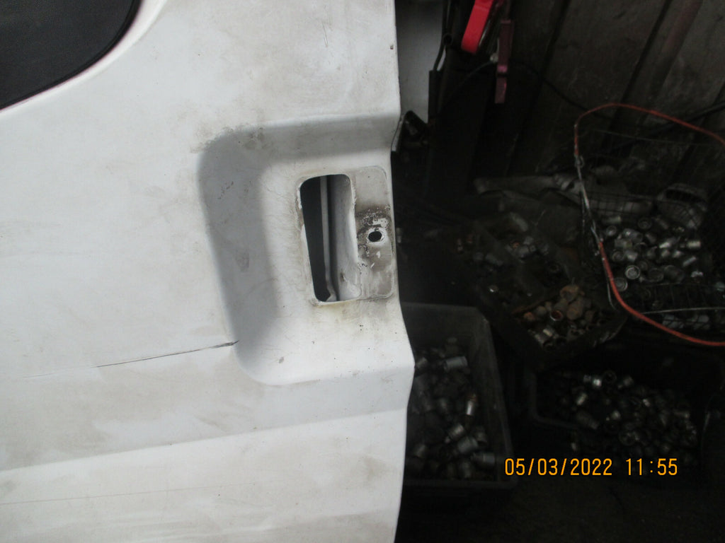 FORD TRANSIT 2009 MK7 NSF FRONT PASSENGER SIDE COMPLETE DOOR WHITE