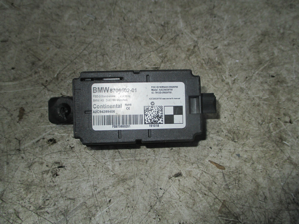 BMW 5 SERIES GT F07 2016 RADIO REMOTE CONTROL UNIT 8706502
