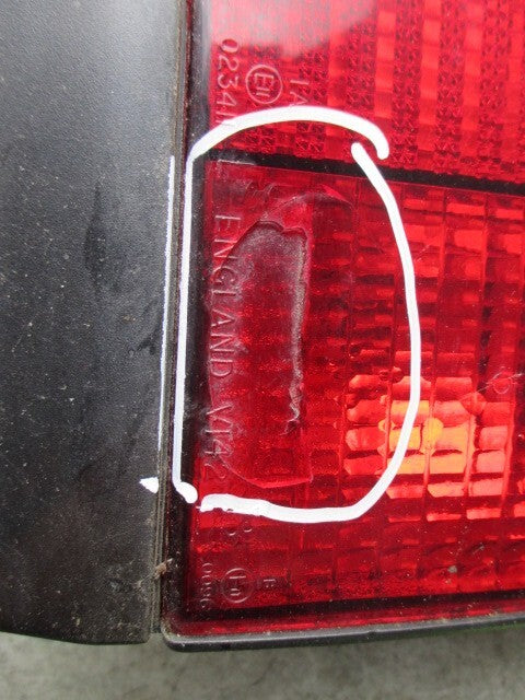 1995 ROVER SPRINT 214 NSR PASSENGER SIDE TAIL LIGHT