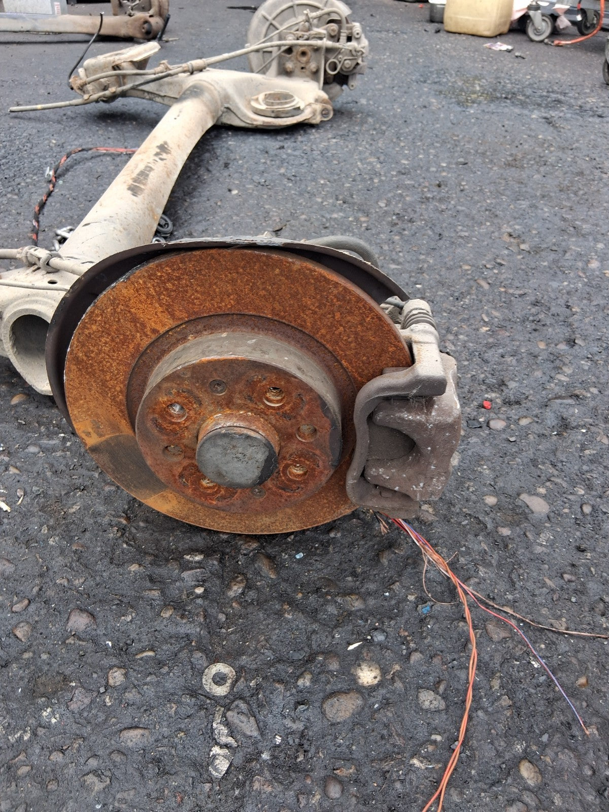2016 VAUXHALL CORSA E REAR AXLE BEAM DISC TYPE