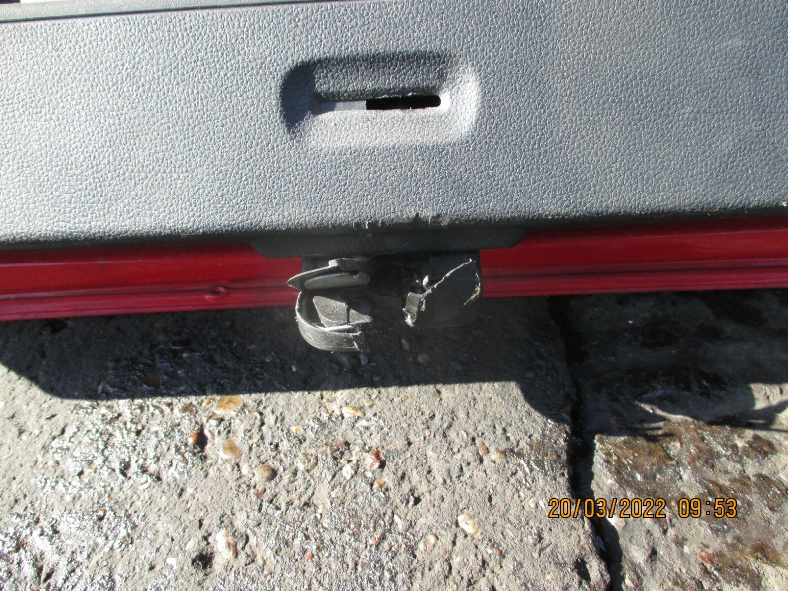 VOLKSWAGEN POLO 2014 MK5 6R REAR COMPLETE TAILGATE RED