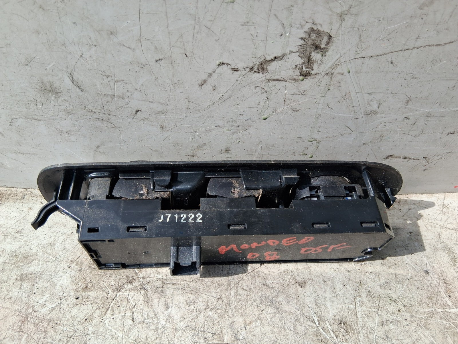 FORD MONDEO MK4 2008 OSF DRIVER SIDE WINDOW CONTROL SWITCH PANNEL 7S7T14A132BC