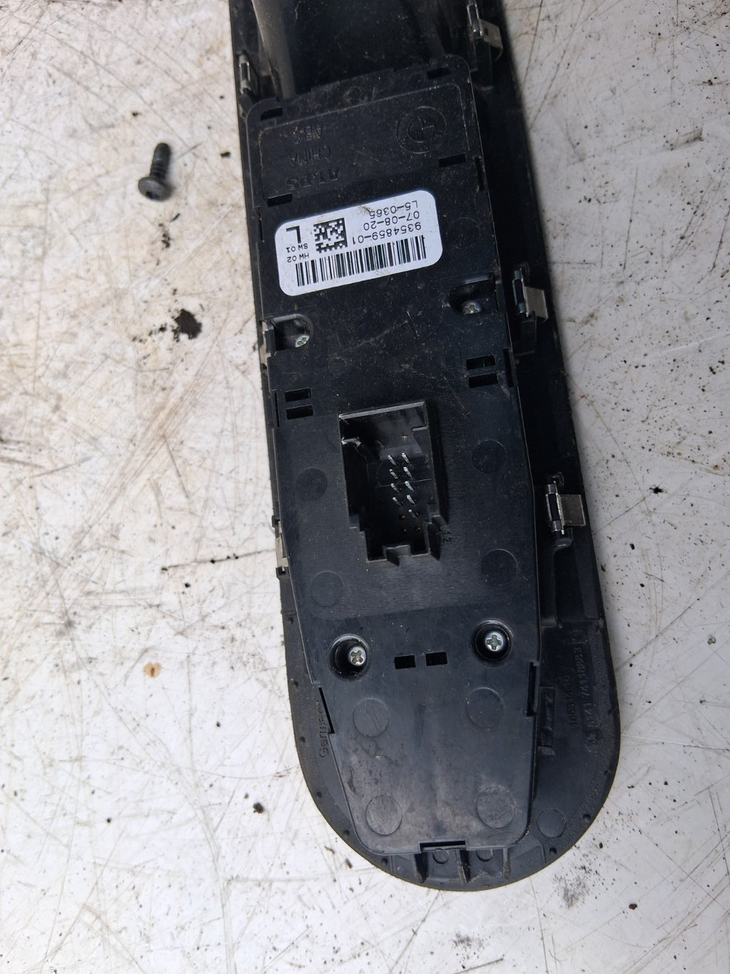 2021 BMW MINI COUNTRYMAN F60 OSF DRIVER SIDE FRONT RIGHT WINDOW SWITCH 9354859