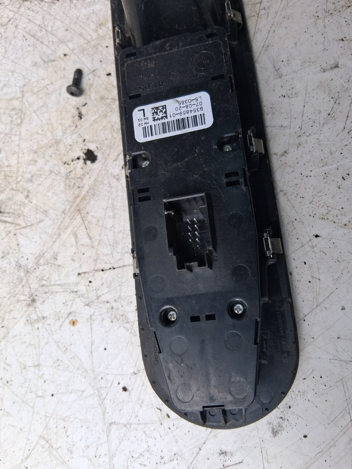 2021 BMW MINI COUNTRYMAN F60 OSF DRIVER SIDE FRONT RIGHT WINDOW SWITCH 9354859