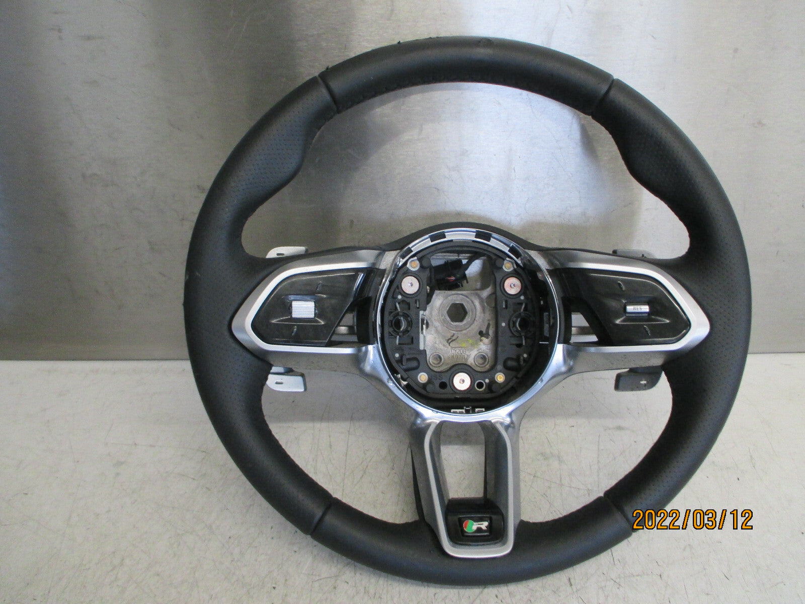 2019 JAGUAR XE R LINE MULTIFUNCTION LEATHER STEERING WHEEL lx733f563fb8pvj