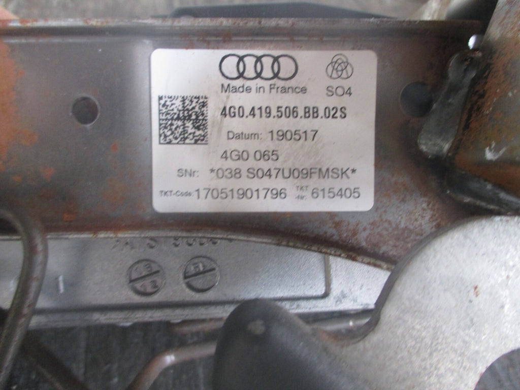 AUDI A6 C7 MK4 2017 2.0 DIESEL ELECTRIC POWER STEERING COLUMN 4G0419506AE