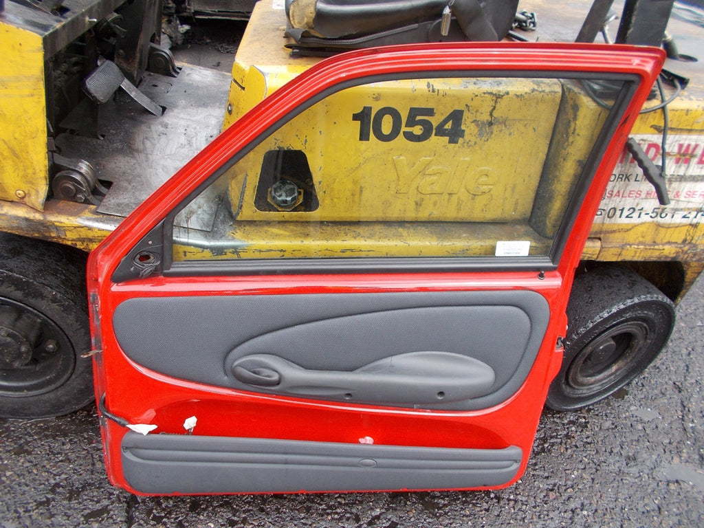 2002 FIAT SEICENTO MICHAEL SCHUMACHER OS DRIVERS SIDE FRONT DOOR RED 199/A