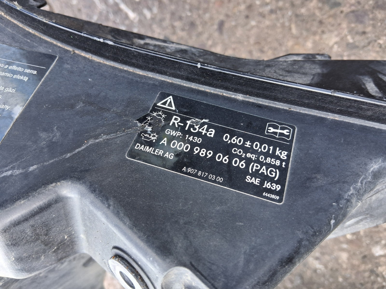 2020 MERCEDES BENZ SPRINTER W907 FRONT SLAM PANEL A9108800500