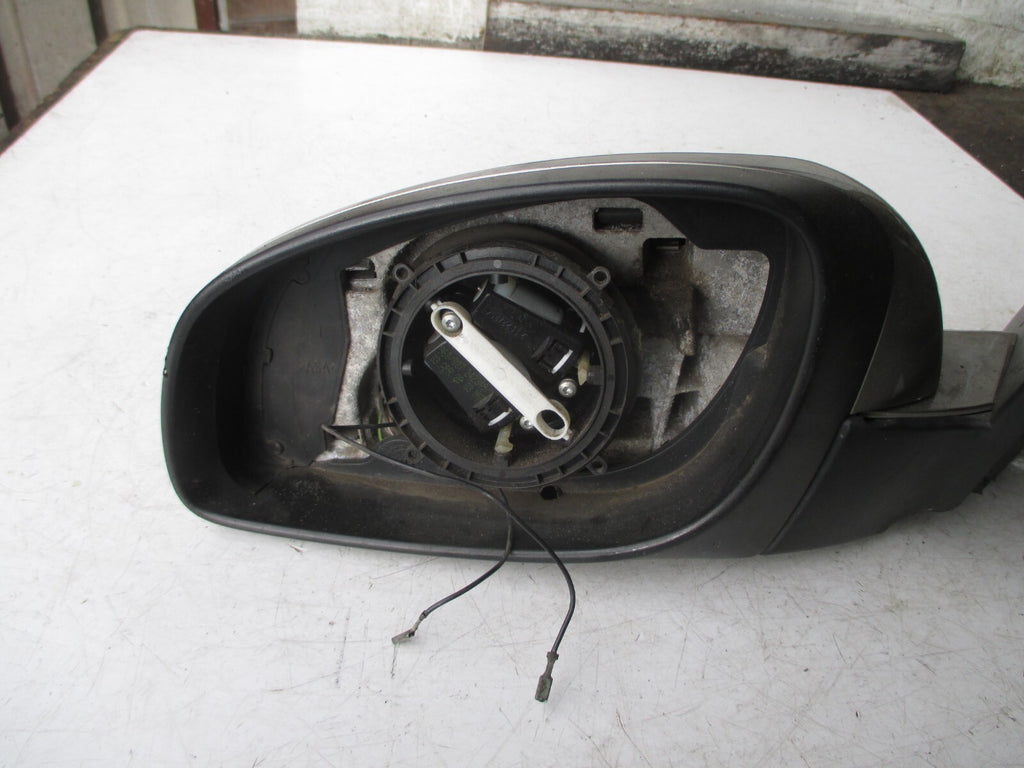 VAUXHALL VECTRA C 2003 NS PASSENGER SIDE ELECTRIC DOOR WING MIRROR GREY / SILVER