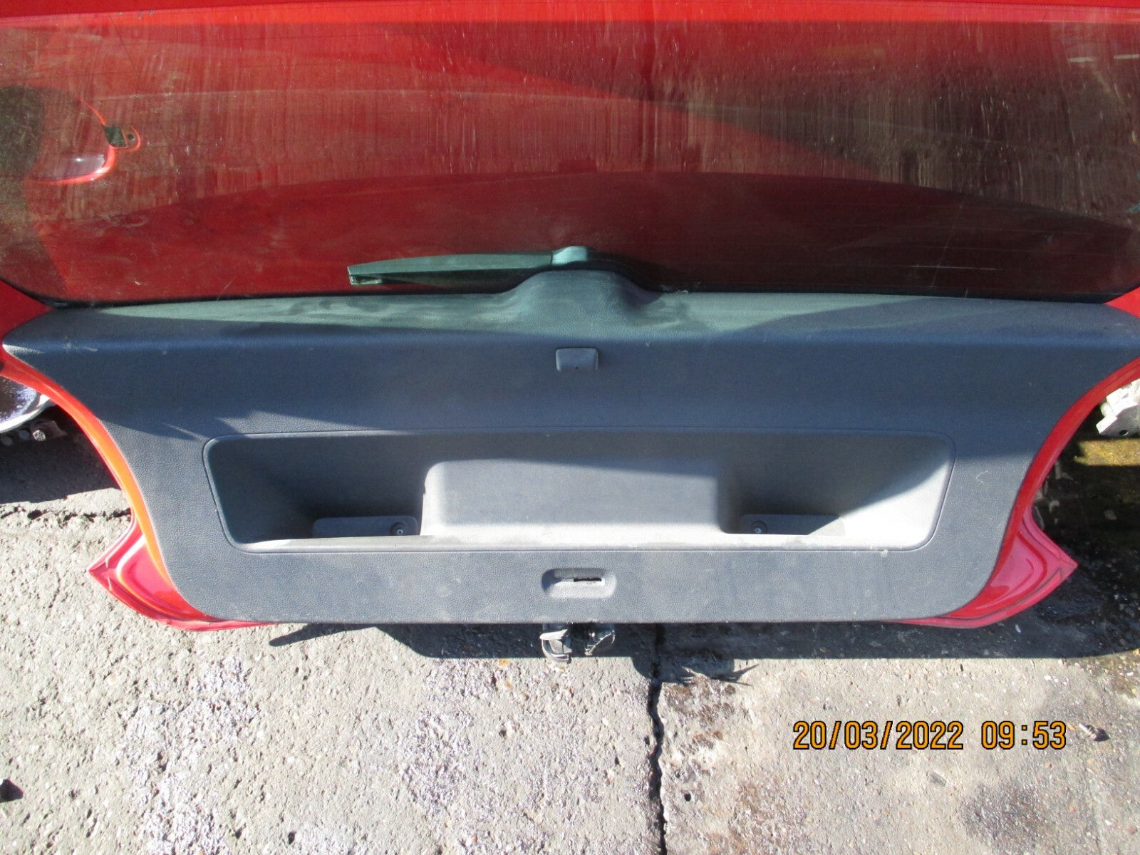 VOLKSWAGEN POLO 2014 MK5 6R REAR COMPLETE TAILGATE RED