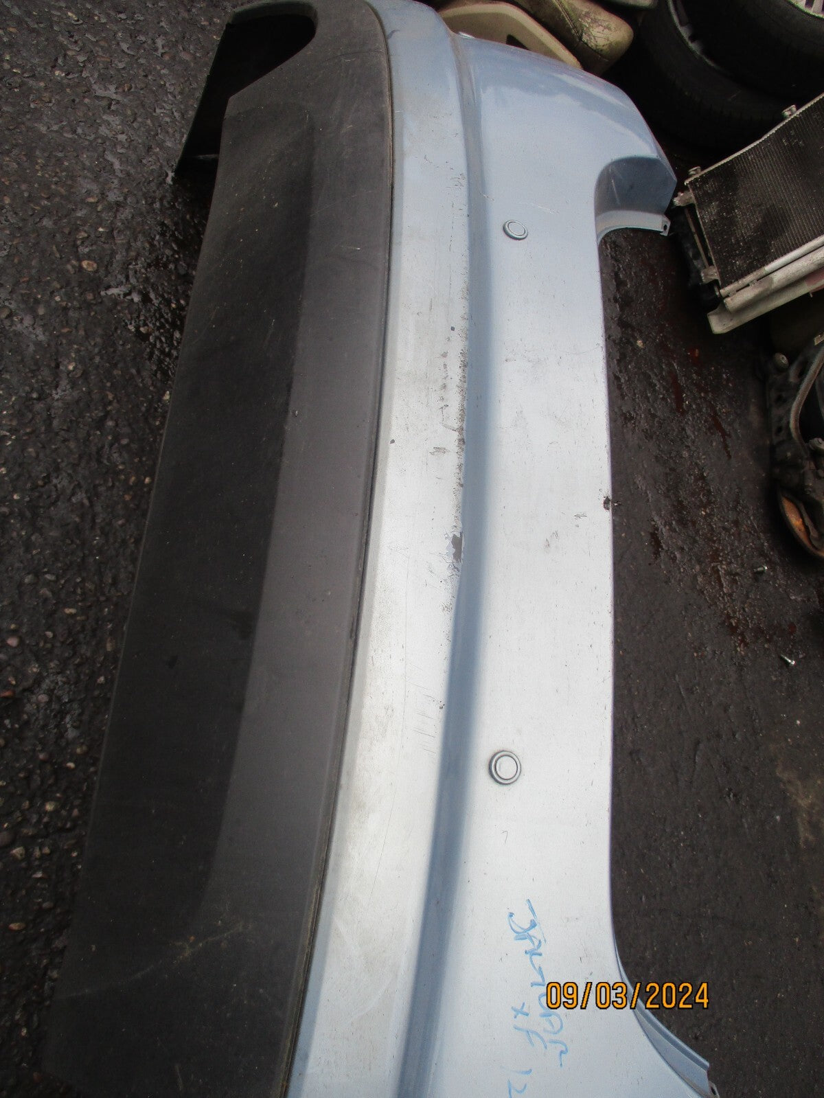 JAGUAR XF X250 2010 REAR COMPLETE BUMPER PDC SENSOR LIGHT BLUE