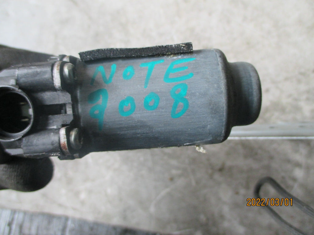 NISSAN NOTE 2008 MK1 E11 OSR DRIVER SIDE REAR WINDOW MOTOR REGULATOR 400929 A