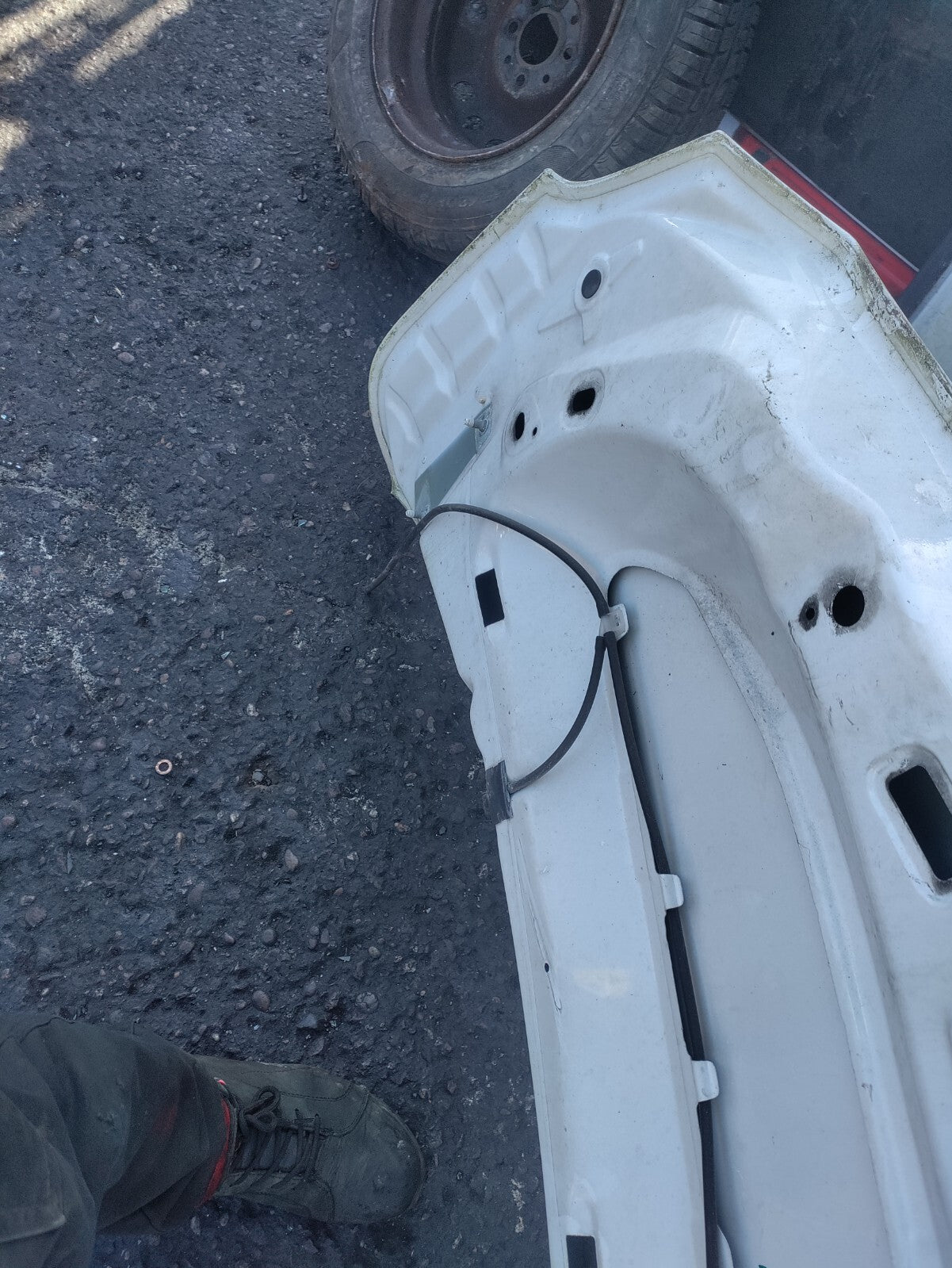 MERCEDES CITAN W415 2015 FRONT HOOD BONNET WHITE