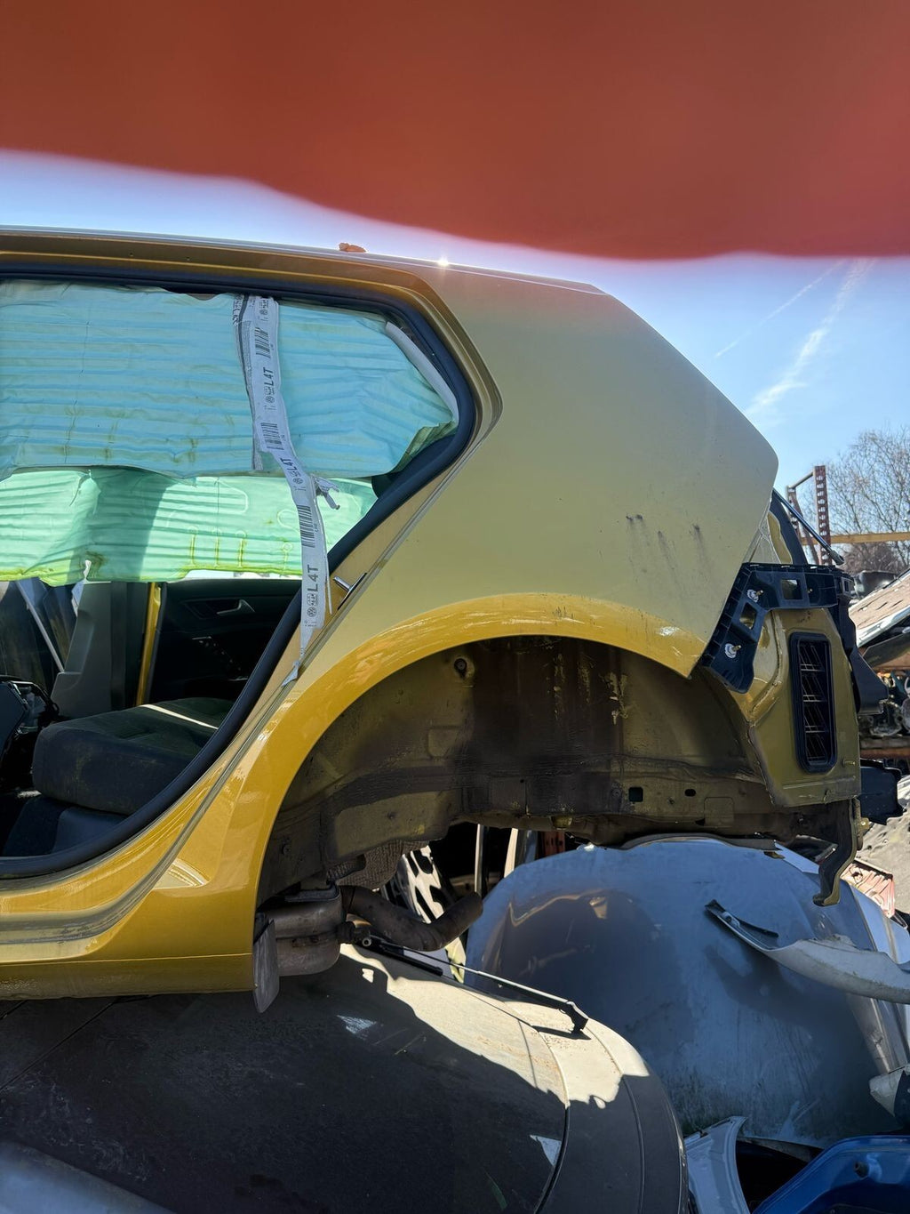 2018 VW VOLKSWAGEN GOLF MK7.5 NSR PASSENGER SIDE REAR QUARTER CUT