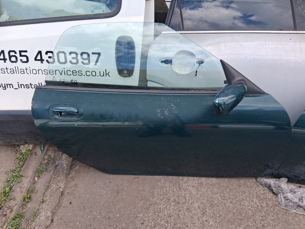 MG MGF 1996 MK1 OSF DRIVER SIDE FRONT RIGHT COMPLETE DOOR GREEN