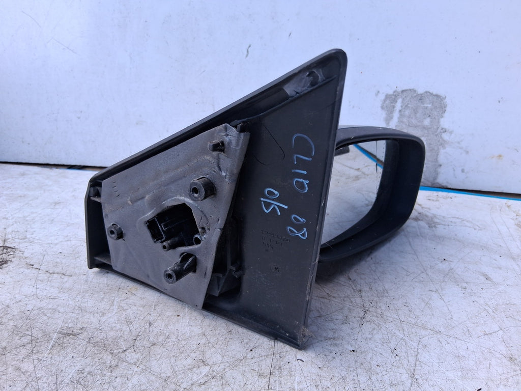 2008 RENAULT CLIO MK3 OSF DRIVER SIDE FRONT ELECTRIC WING MIRROR BLUE