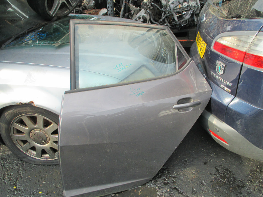 SEAT IBIZA 6J MK4 2016 5 DOOR HATCHBACK NSR PASSENGER REAR DOOR LS7K GREY