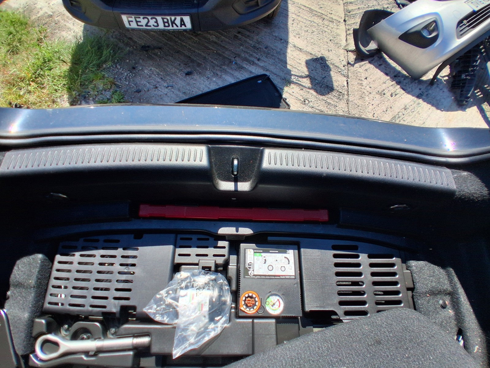 2023 MERCEDES BENZ A CLASS W177 REAR BOOT LOCK TRIM SILL PANEL PLASTIC