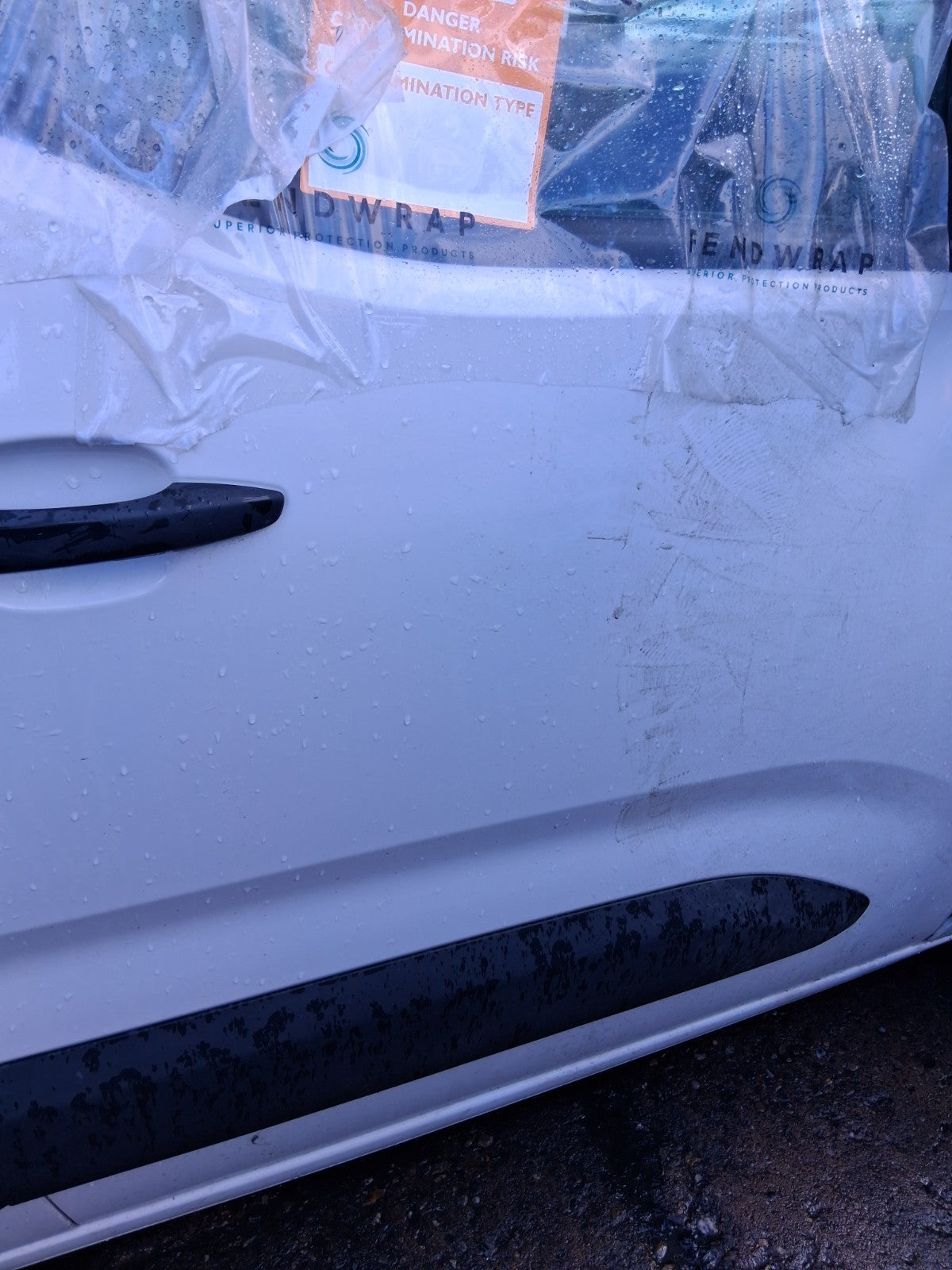 2024 CITROEN BERLINGO MK3 K9 OSF DRIVER SIDE FRONT RIGHT BARE DOOR WHITE