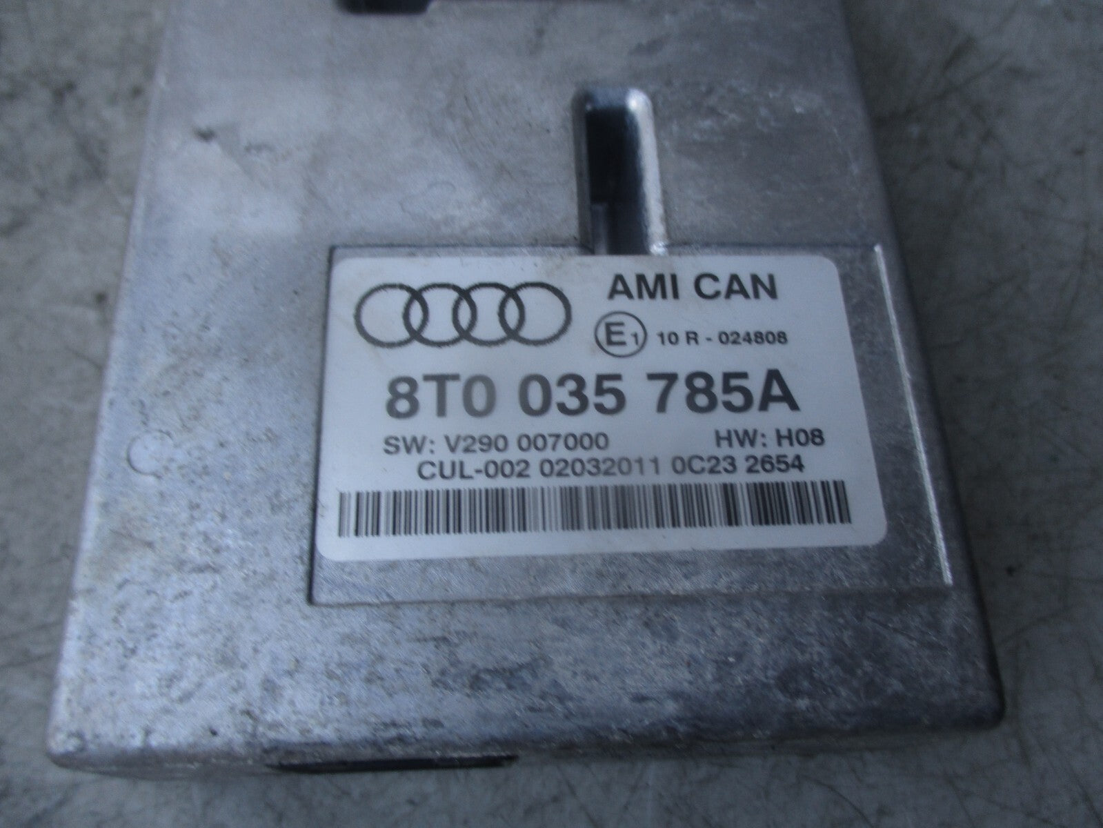 2011 AUDI A5 8T MULTIMEDIA INTERFACE CONTROL MODULE UNIT MMI 8T0035785A