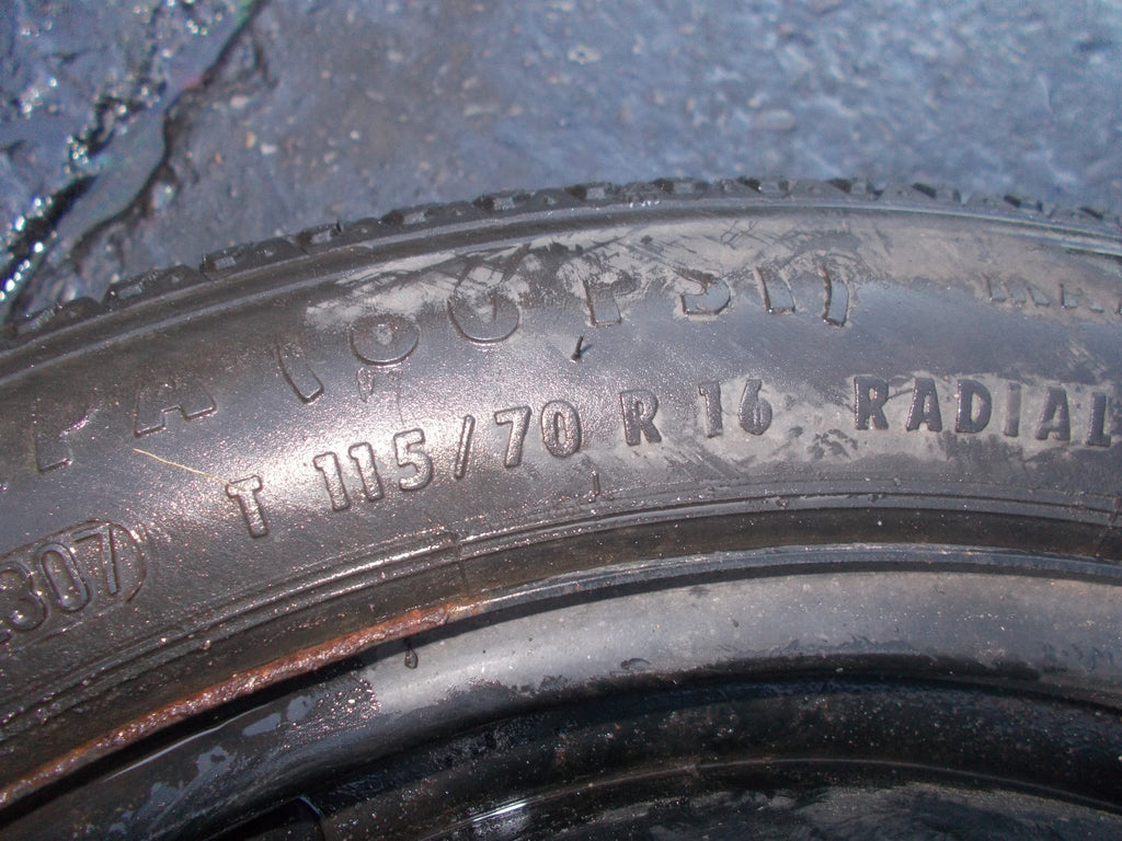 VAUXHALL VECTRA CONTINENTAL 5 STUD 16 INCH SPARE STEEL WHEEL 115/70 R16 2160132