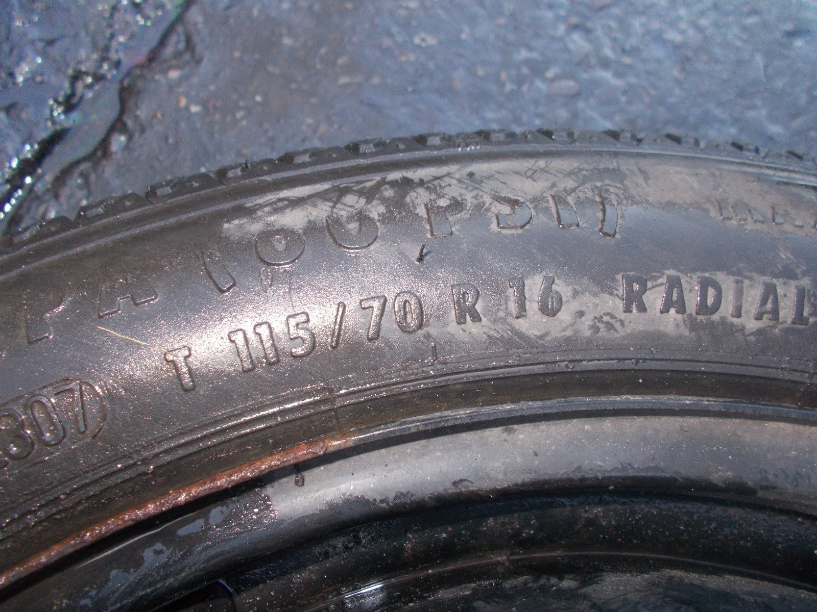 VAUXHALL VECTRA CONTINENTAL 5 STUD 16 INCH SPARE STEEL WHEEL 115/70 R16 2160132
