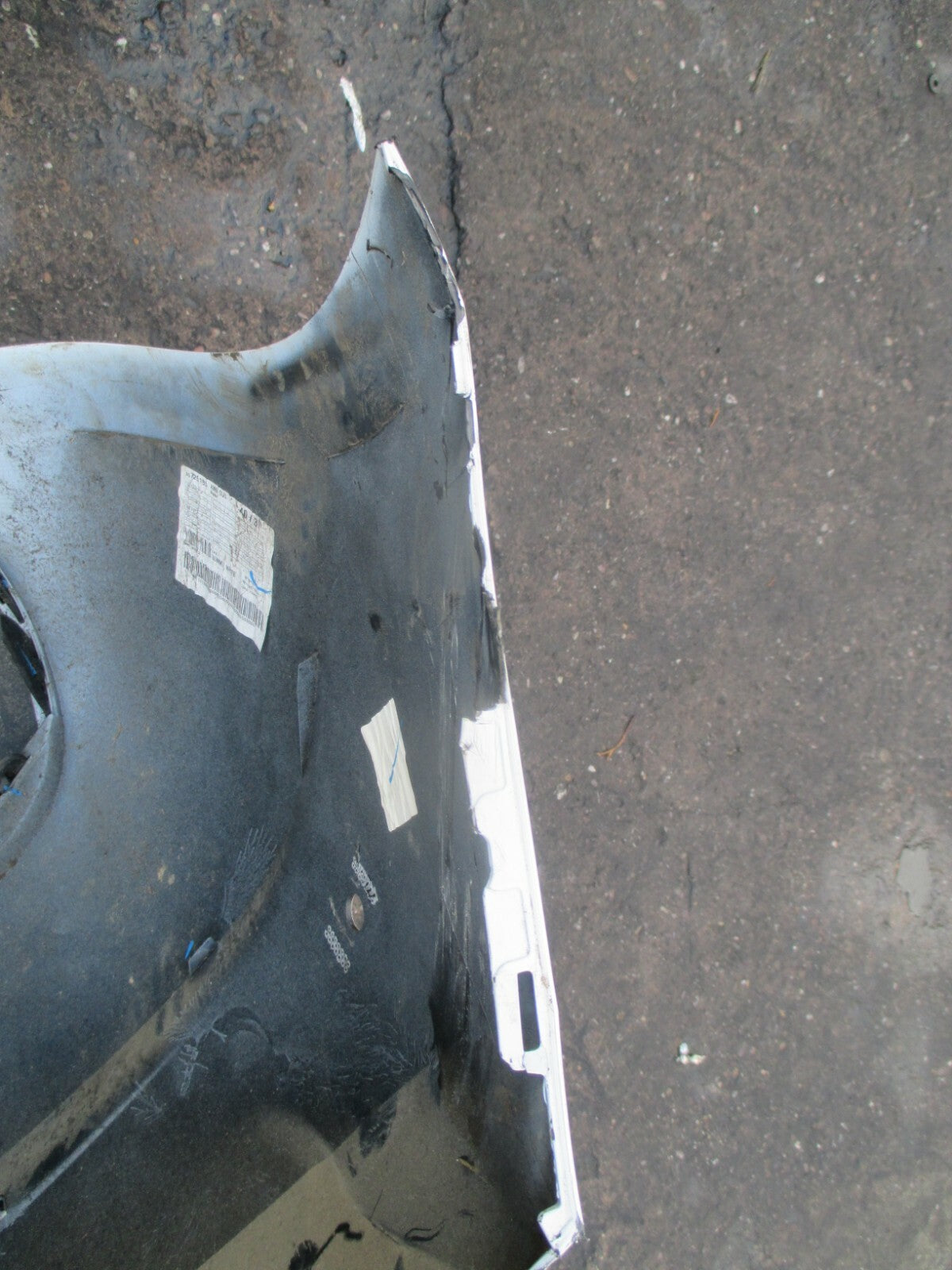VAUXHALL ASTRA K MK7 2020 REAR BACK PLASTIC BUMPER WHITE Z40R DAMAGED SPARES