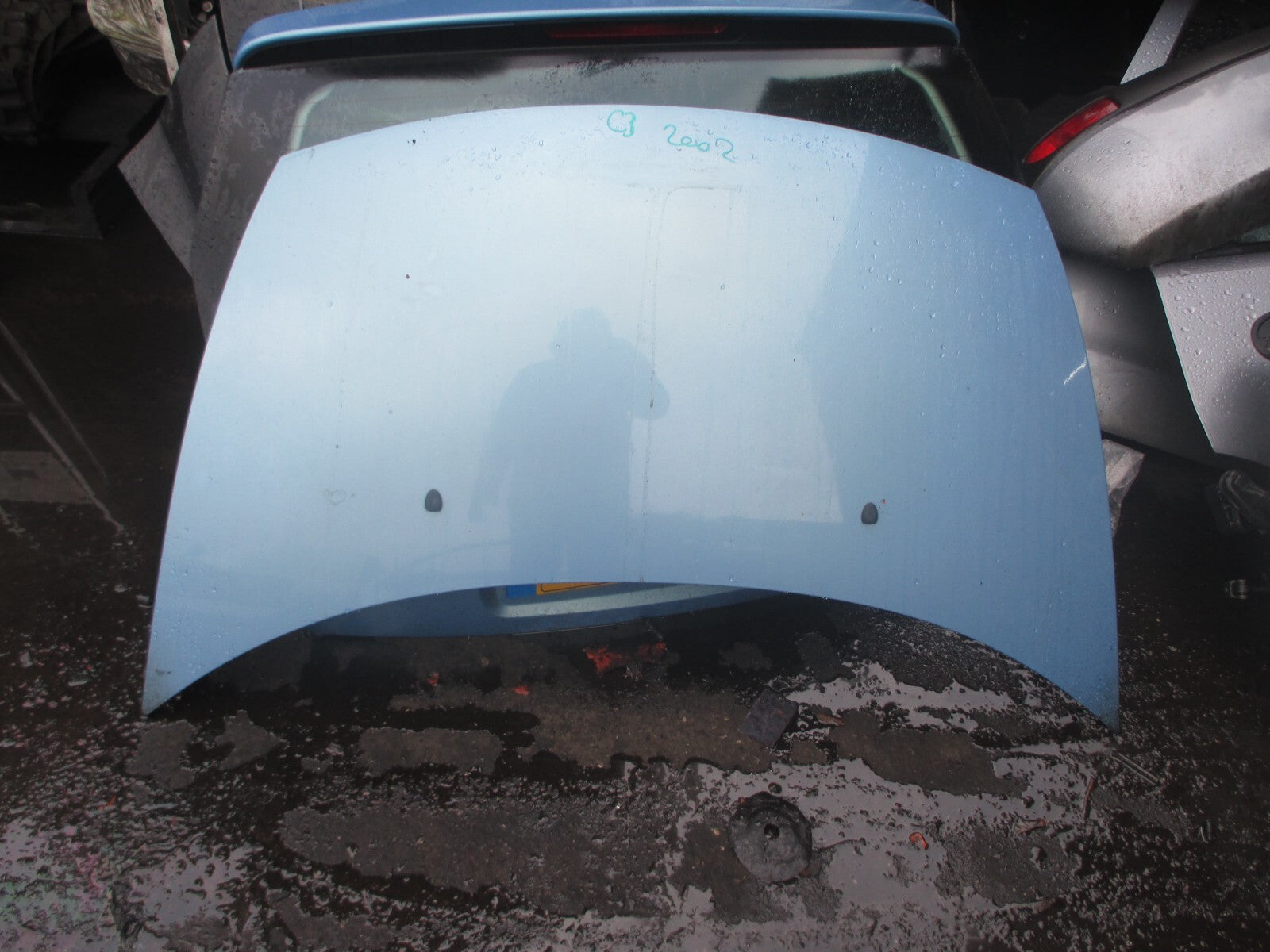 CITROEN C3 MK1 2002 FRONT BONNET HOOD BLUE