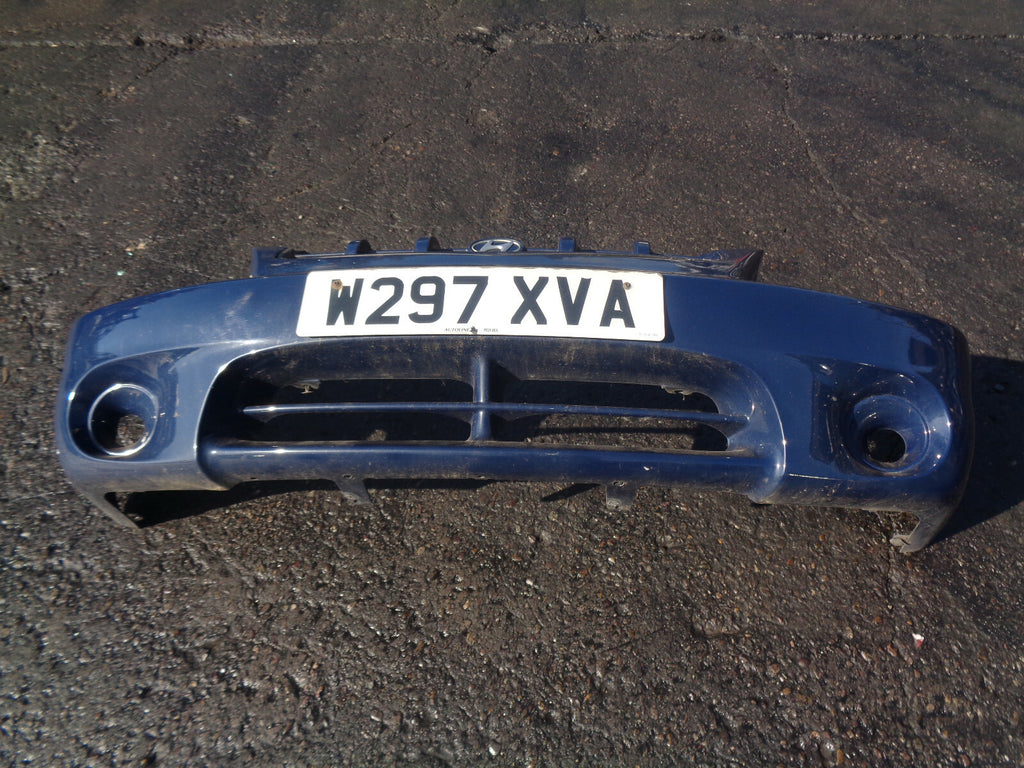 HYUNDAI ACCENT 1 MK2 2000 COMPLETE FRONT BUMPER BLUE