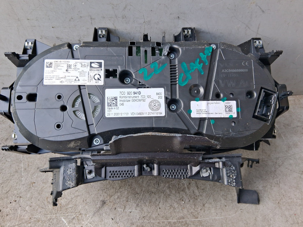 2022 VOLKSWAGEN CRAFTER MK2 2.0 DIESEL SPEEDOMETER INSTRUMENT CLUSTER 7C0920941D