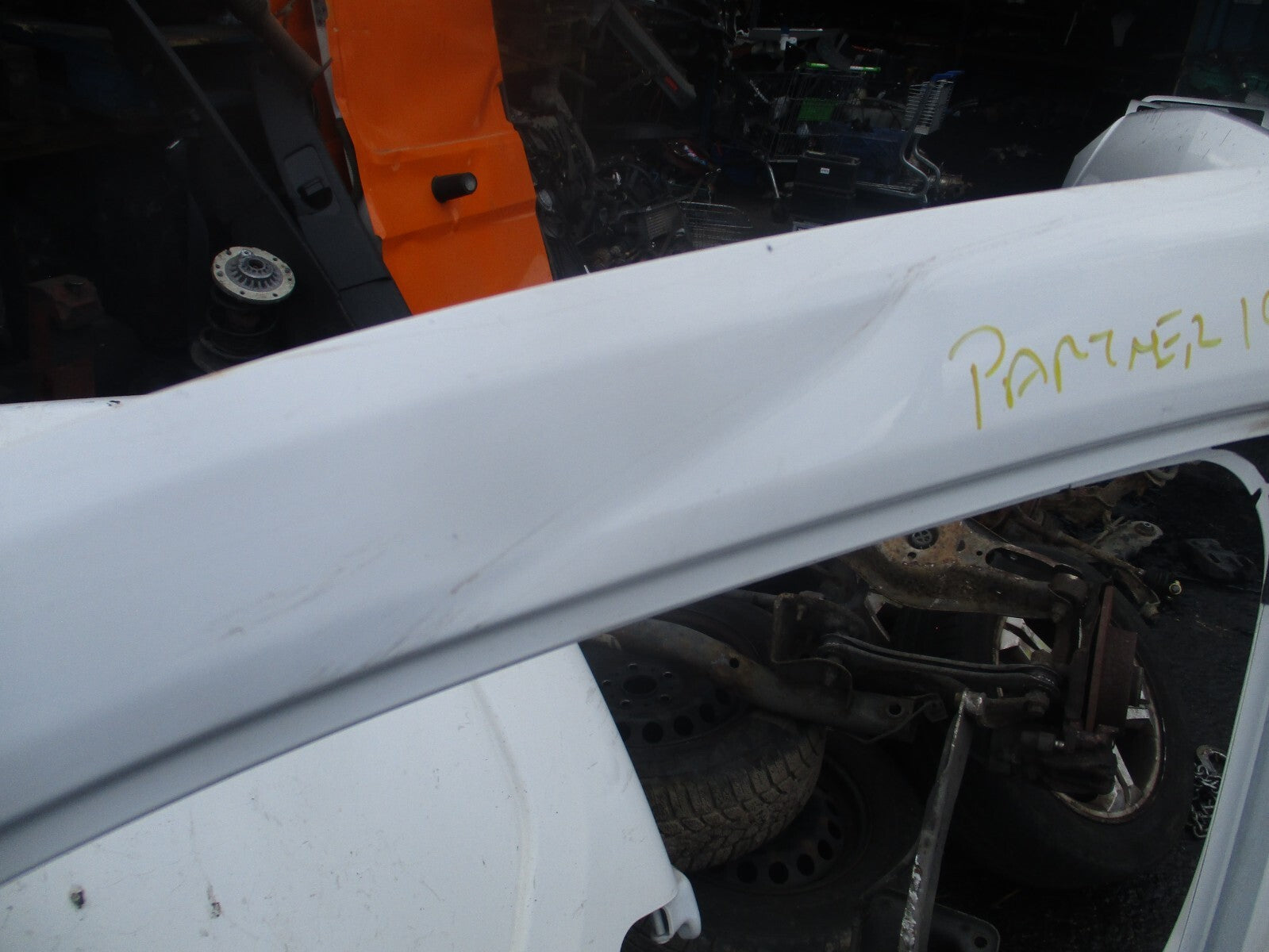 2019 PEUGEOT PARTNER MK3 K9 NSF PASSENGER SIDE FRONT BARE DOOR WHITE