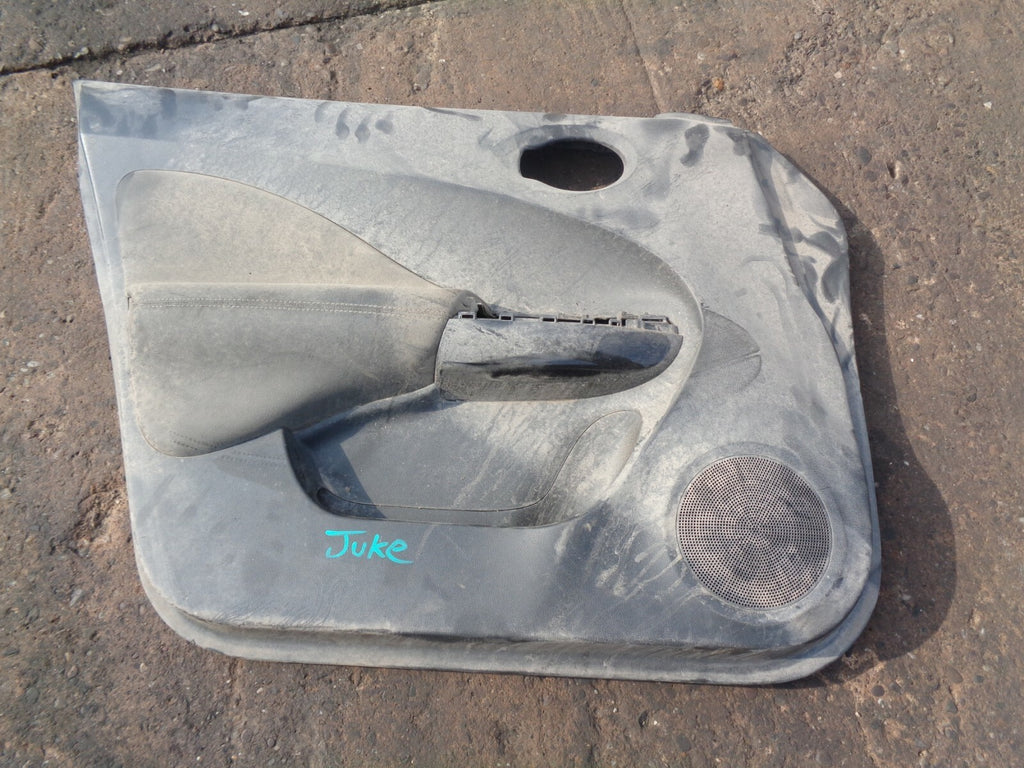 NISSAN JUKE 2015 NSF PASSENGER SIDE FRONT DOOR CARD 809111KBOA