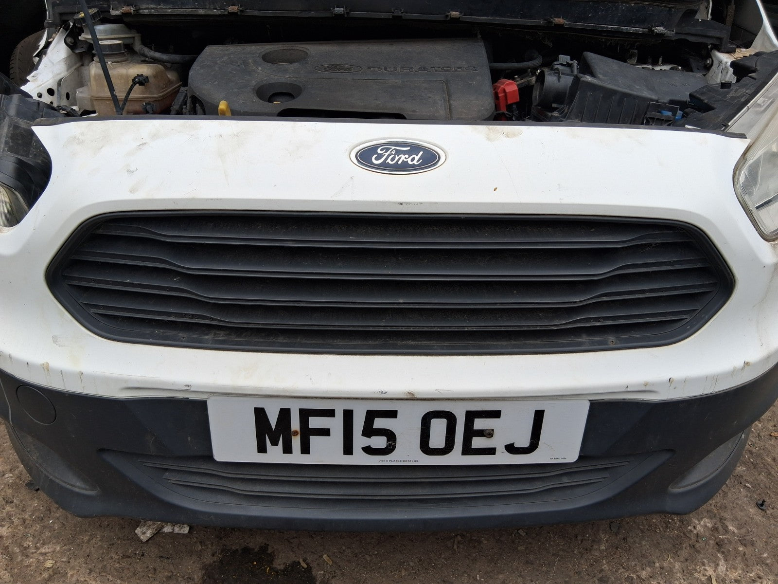 2015 FORD TRANSIT COURIER MK1 FRONT UPPER GRILL BLACK