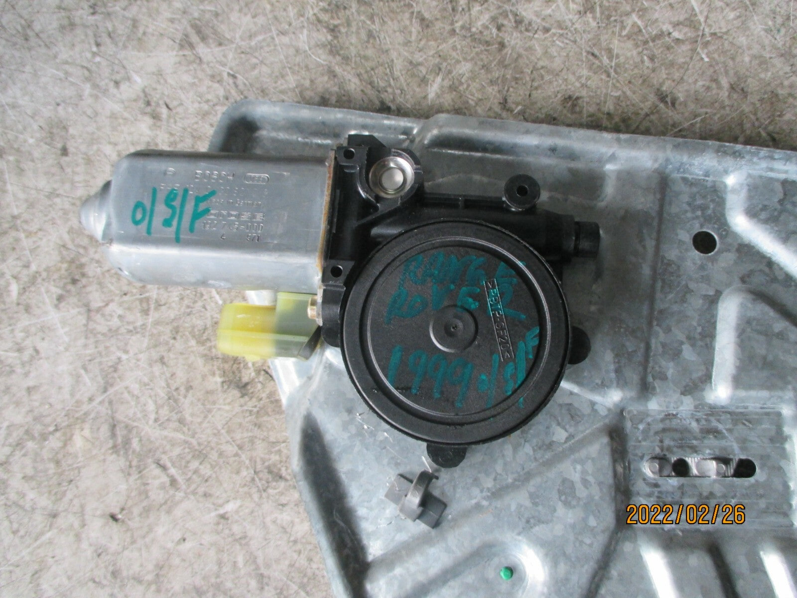 RANGE ROVER 1999 MK2 OSF FRONT DRIVER SIDE WINDOW MOTOR REGUALTOR 0130821318