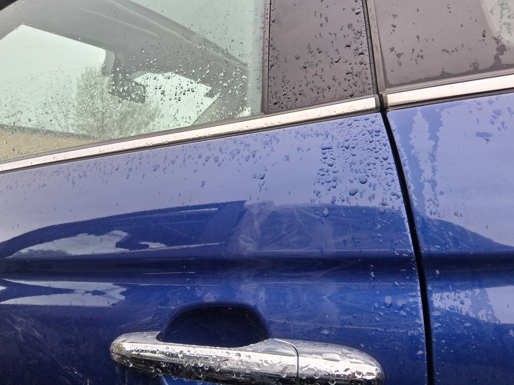 2010 FIAT 500 LOUNGE MK1 NS PASSENGER SIDE LEFT BARE DOOR BLU MAGNETICO 599/A