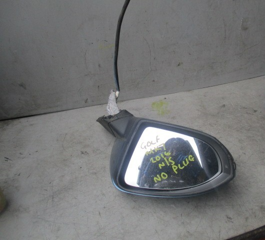 2016 VOLKSWAGEN GOLF NS PASSENGER SIDE WING MIRROR WITHOUT A PLUG 021277