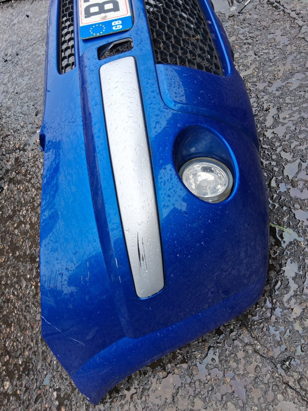 2006 CITROEN C3 PLURIEL COMPLETE FRONT BUMPER BLUE