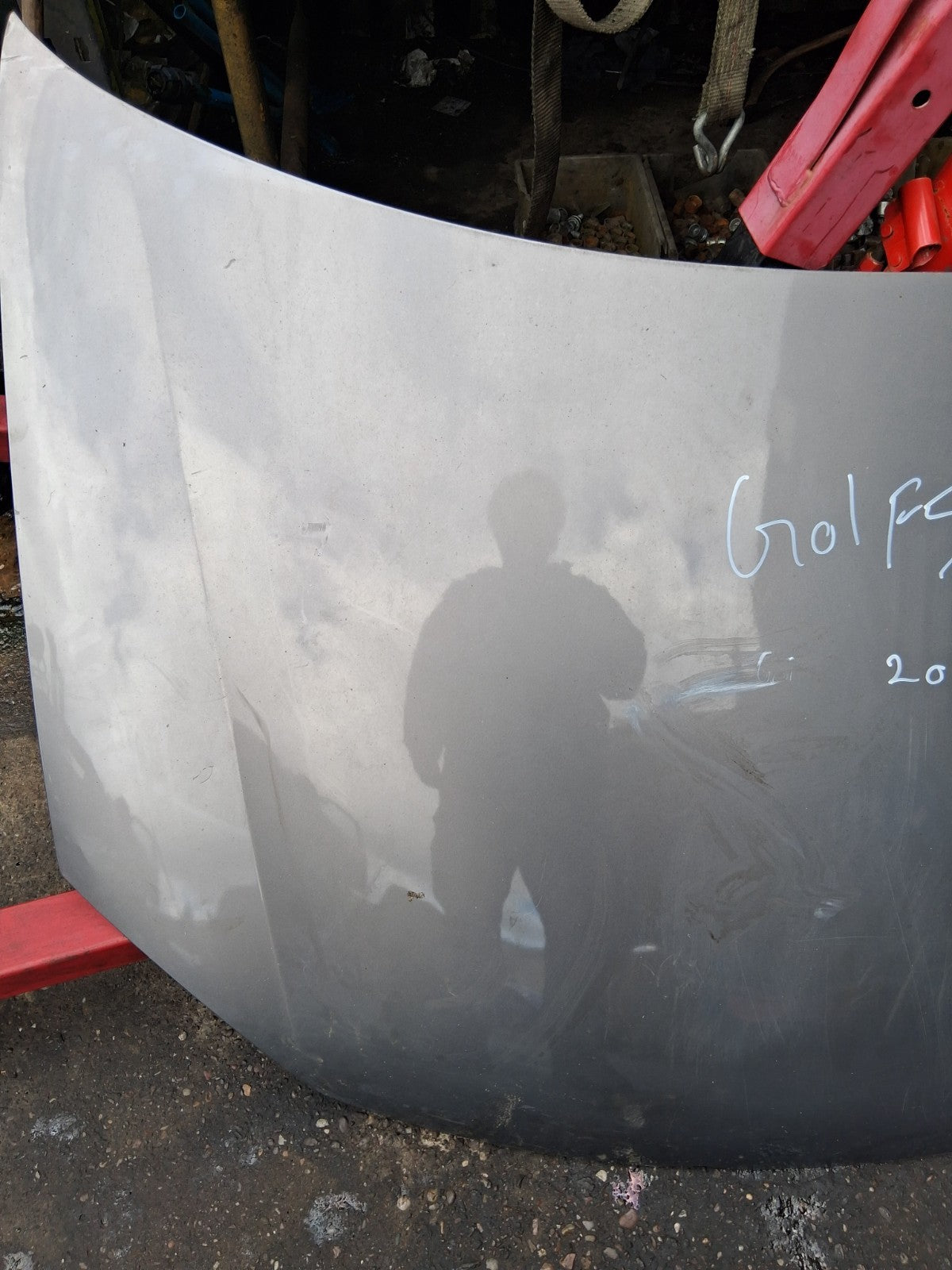 2007 VW VOLKSWAGEN GOLF MK5 FRONT BONNET HOOD PANEL GREY
