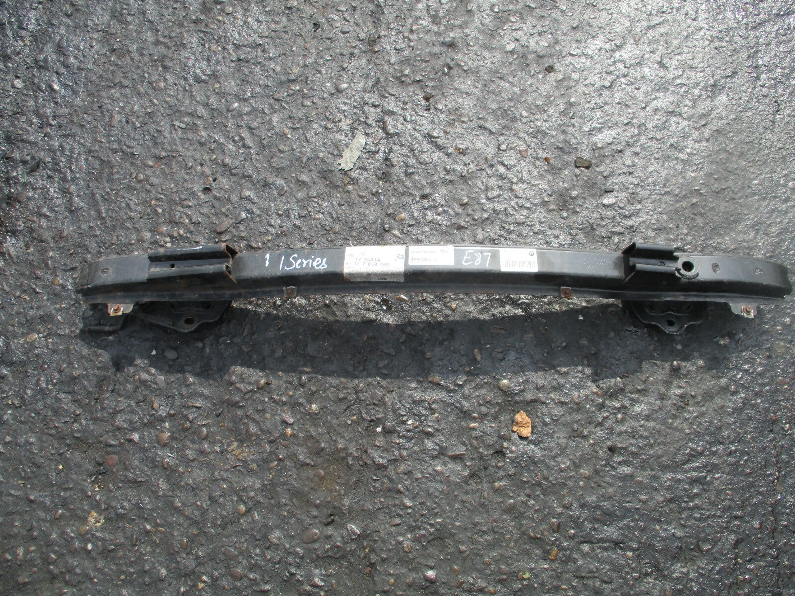 BMW 1 SERIES E87 2007 REAR BUMPER REINFORCEMENT CRASH BAR 7058465