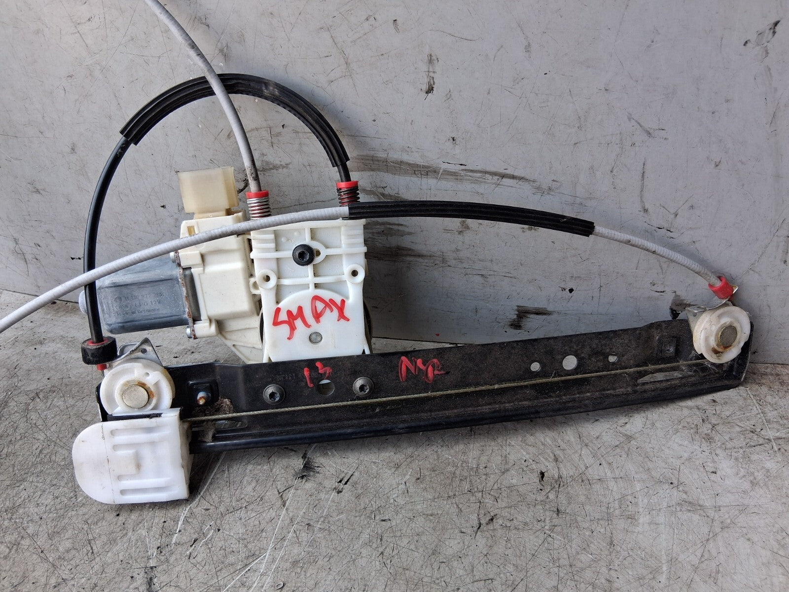 2013 FORD S MAX MK1 NSR PASSENGER SIDE REAR WINDOW MOTOR & REGULATOR 0130822286