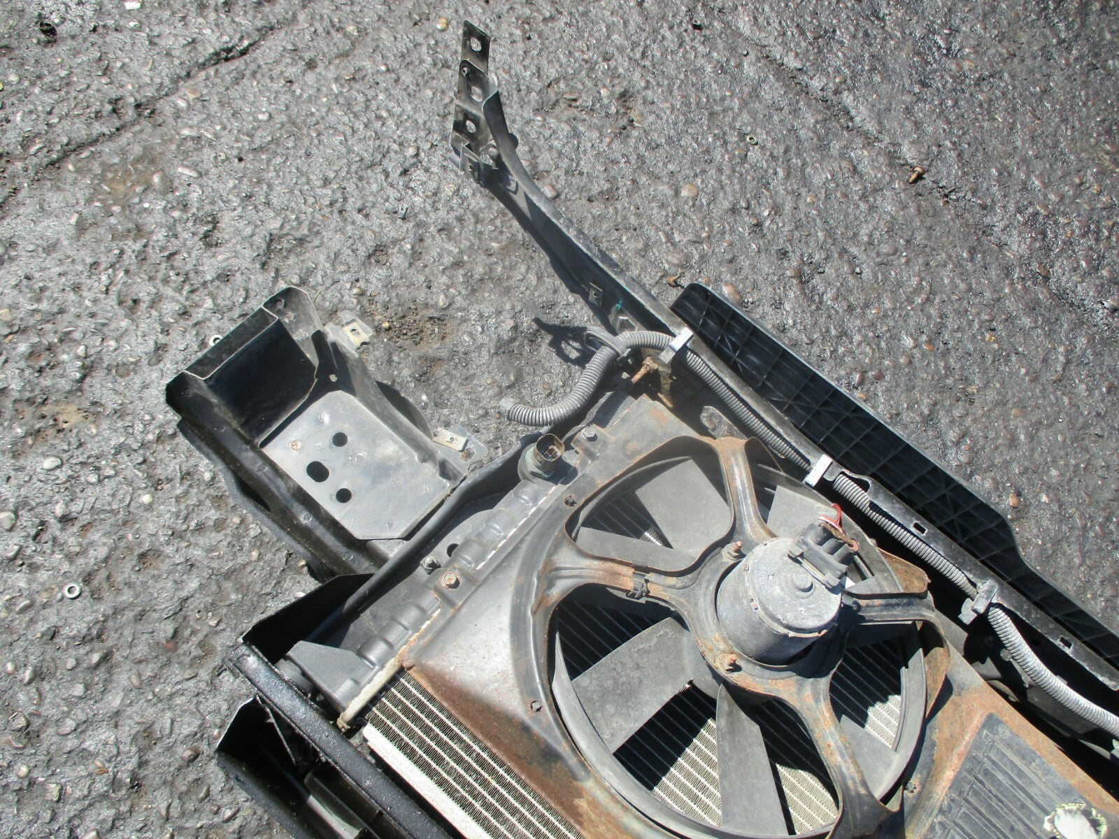 VW VOLKSWAGEN GOLF CABRIO 1998 COMPLETE RAD RADIATOR PACK FAN SLAM PANEL BAR