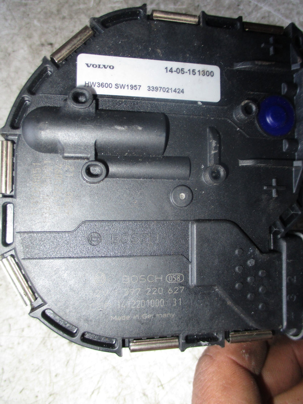 VOLVO V40 2014 FRONT WIPER MOTOR ONLY 3397021424